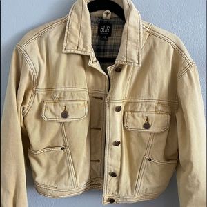 BDG mustard yellow denim Jacket Size Small